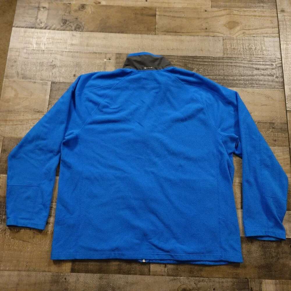 The North Face Fleece full zip jacket‎ men's XXL blue